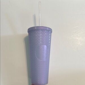 Starbucks Lavender Stud Detail 24oz Purple Textured Tumbler